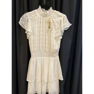 Savanna Jane NWT ivory dress S